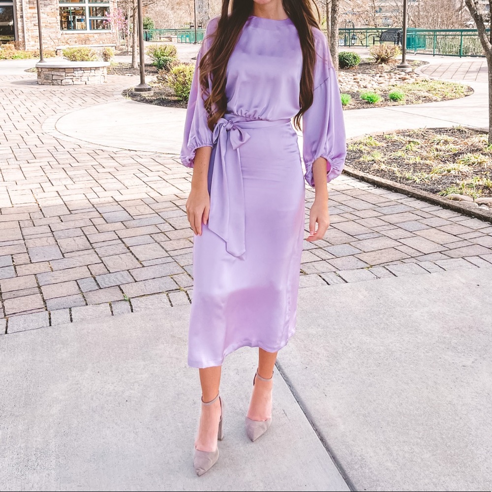 H&M satin dress